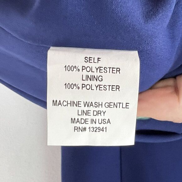 Amanda Uprichard Blue Bellina Sleeveless Drop Wais - Picture 8 of 10